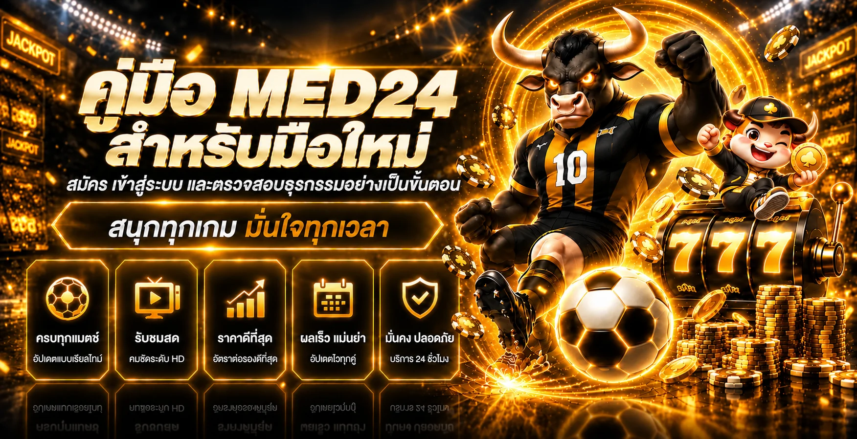 คู่มือ MED24 สมัคร เข้าสู่ระบบ ฝากถอน สำหรับมือใหม่